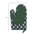 thumbnail image 6 of Unique Bargains Soft Floral Heat-Resistant Oven Mitts Cooking Gloves Green, 6 of 6