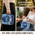 thumbnail image 2 of FOR U DESIGNS Wolf Pattern Bible Case Handbag with Handle Quilted Bible Holder Case Bible Journaling Supplies Bible Carrier Tote Bag for Bible Study/Daily Use, 2 of 7