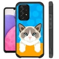 thumbnail image 1 of Compatible with Samsung Galaxy A33 5G Hybrid Fusion Guard Phone Case Cover (Cute Cat Ragdoll), 1 of 1