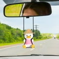thumbnail image 4 of Swing Canard Voiture Suspension Ornement Mignon Swing Canard Voiture Suspension Swing Auto Décoration Vue Miroir Accessoires pour Voiture Miroir Auto Décoration Intérieure Accessoires (Style Doux), 4 of 7