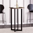 thumbnail image 2 of Bowery Hill Pub Table in Burnt Oak and Black, 2 of 7