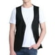 thumbnail image 1 of Chalecos Con Cuello En V Para Hombre, Bolsillos Sin Mangas, Chaleco Informal Negro L, 1 of 7