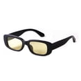 thumbnail image 1 of Gafas de sol rectangulares BUTABY para mujer, gafas de conducción Retro de los años 90, marco cuadrado estrecho de moda Vintage, protección UV400 MFZFUKR HMJM368-5, 1 of 6