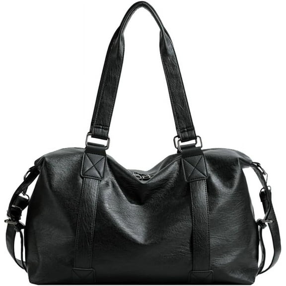 JUYGO Travel Tote Bags for Women Carry on Bag Large Shoulder Bag with Strap Top Handle Handbag for Work, Travel, Gym, Shop