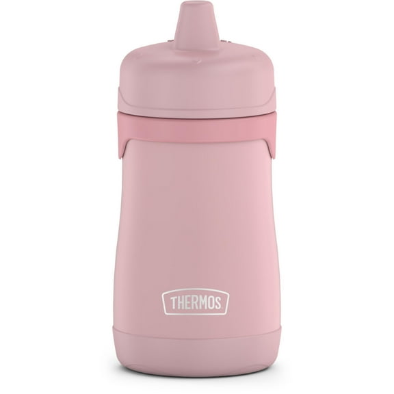 Thermos Baby Vacuum Insulated Stainless Steel Sippy Cup, 10oz, Rose
