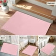 thumbnail image 6 of Light Pink Area Rugs 2x3 for Living Room, Farmhouse Solid Pink Color Modern Art Non Slip Washable Rug Runner, Low Pile Indoor Floor Carpet Mat Bathroom Rugs for Bedroom, Kids Room, 6 of 9
