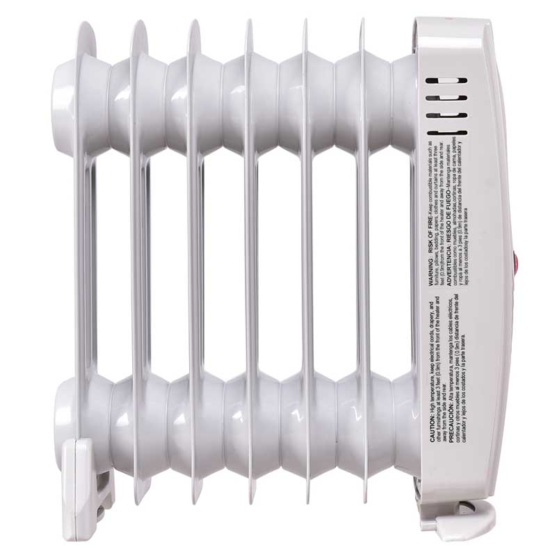 Topbuy 700W Mini Electric Oil Filled Radiator Portable Space Heater Safe  Room Heating Machine - Walmart.com