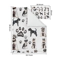 thumbnail image 5 of Schnauzer Dogs Duvet Cover and Pillowcase Set for Single Bedding, Bedroom Accessories for Kids Teens, 5 of 5