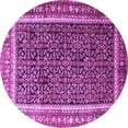 thumbnail image 1 of Ahgly Company Indoor Round Persian Purple Traditional Area Rugs, 3' Round, 1 of 4