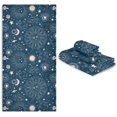 thumbnail image 7 of Dreamtimes 3 PCS Towel Space Galaxy Constellation Print Cotton Bath Towel Set (1 Bath Towel, 1 Hand Towel, 1 Washcloth) for Bathroom, Super Soft and Quick Dry Towels, 7 of 7