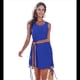 thumbnail image 3 of Vestido Informal con Cordón para Mujer, Azul, Talla XL, 3 of 7