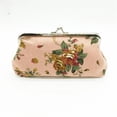 thumbnail image 4 of Monedero de lona con forma de rosa para mujer, largo, de tela, con boca dorada, pequeño, para guardar joyas, para niños, 4 of 4