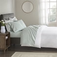 thumbnail image 2 of Beautyrest Ensemble de Draps en Satin de Coton 100 pour Cent Performance en Vert d'Eau, 2 of 8