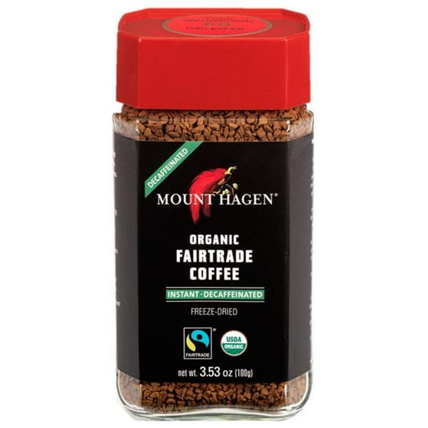 Frontier 229519 3.53 oz Mount Hagen Organic Decaf Instant Coffee