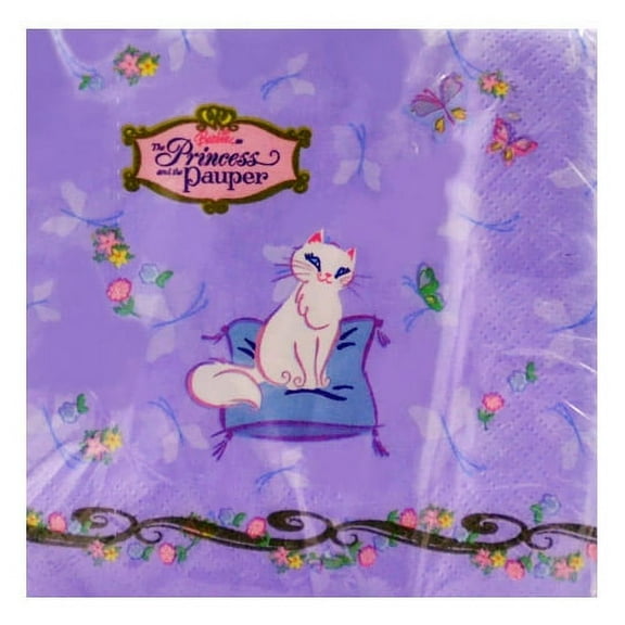 Barbie 'Princess and the Pauper' Small Napkins (16ct)