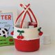 thumbnail image 1 of Bolso de Mano Tejido con , Bolsa de Almacenamiento de Algodón, Pequeña Bolsa de Playa para Picnic, Bolsa de Regalo, 1 of 5