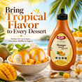 thumbnail image 5 of Alma Gourmet Golden Mango Topping Sauce, Golden Yellow Liquid Syrup for Ice Cream, Gelato, Pancakes, Waffles & Drinks, 17.6 oz, 5 of 7