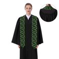 thumbnail image 4 of Fotbe Tropical Leaves1 Printed Class of 2024 Graduation Stole, 4 of 7