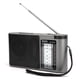 thumbnail image 2 of Receptor de Radio portátil multibanda Bling Bling con Bluetooth 4.0 configuración manual y antena telescópica color gris, 2 of 12