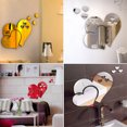 thumbnail image 4 of Farfi Espejo 3D amor corazón acrílico etiqueta de la pared calcomanía sala de estar arte mural decoración Farfi 8600087, 4 of 6
