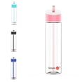 thumbnail image 3 of 2 PACK Sport Water Bottle with Straw Made by Simple HH| 21oz Sports Beverage Water Bottle with Flip Cap and Straw（Multi-color selection), 3 of 4