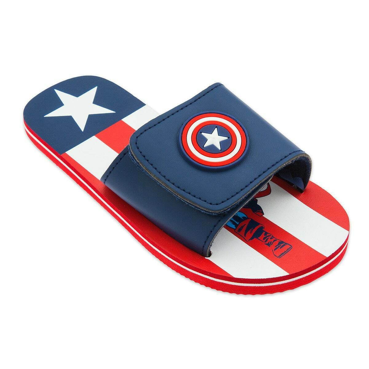 BOYS' CLOGS SANDALS 'CAPTAIN AMERICA ZY DELICIOUS', BLUE/RED