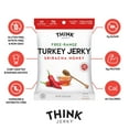 thumbnail image 4 of Think Jerky Sriracha Honey Turkey Jerky, High Protein Free-Range Turkey, Gluten Free, No Antibiotics or Nitrates, Healthy Chef Crafted Recipe, Low Calorie and Low Fat - 2.2 oz Bags, 8 Pack, 4 of 8