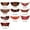 B, variant on 10pcs Scary Big Mouth Temporary Tattoo, Halloween Realistic Face Stickers, Multiple Sizes Clown for Adults Kids, Horror Prank Props Make Up Face Decals Cosplay Decor Party Zombie Vampire