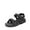 BLACK, variant on Men’s Arch Support Hiking Sandals Sport Outdoor Athletic Comfortable Summer Beach Water Sandals