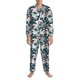 thumbnail image 3 of Balery Cute Poodle Dog Pijama para Hombre de Dos Piezas con Manga Larga, Conjunto de Dormir y Descanso Suave con Bolsillos-Large, 3 of 7