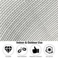 thumbnail image 4 of Patiojoy 15FT Enclosure Net Trampoline Replacement Safety Net with Zipper & Buckle, 4 of 6