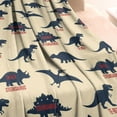 thumbnail image 3 of Beige Dinosaurs Names Pattern Blanket,Comfortable Soft Lamb Wool Throw Blanket,All Season,Warm Lightweight Blankets for Sofa Bed Couch Living Room Chair,40"x50", 3 of 4