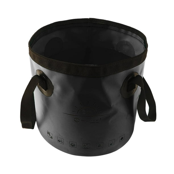 Cubo Plegable Contenedor De Agua Plegable Portátil Para Acampar 20L Negro Sunnimix cubo plegable