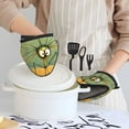 thumbnail image 6 of Disketp Quirky Cartoon 123 Non-Slip Mini Oven Mitt Set, Short Oven Mitts for Baking Grilling Barbecue Microwave, 5.9"x5.9"in, 6 of 7