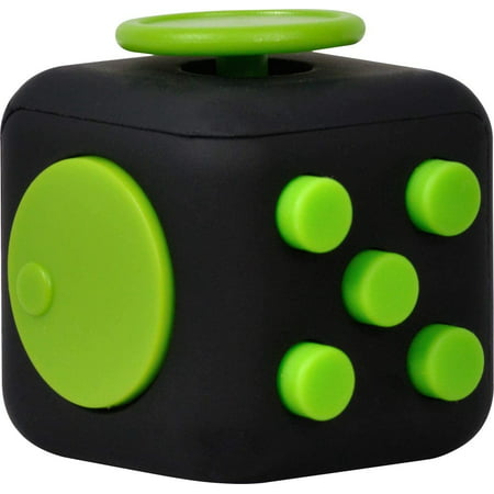 Spacer Cube anti-stress with 6 different functions dice anti-stress (black green | Walmart Canada
