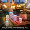 thumbnail image 7 of BZSMCE Flameless Candles LED Lights Christmas Light Red Plaid Pattern with Reindeer Creativity Battery Candles, 7 of 7