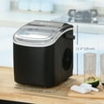 thumbnail image 3 of HOMCOM Portable Ice Maker Countertop, Ice Maker Machine, Black, 3 of 10