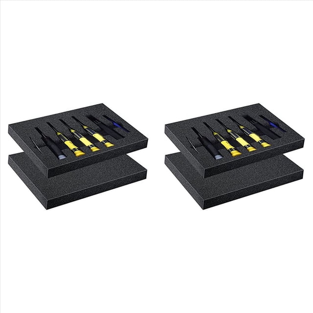 Lámina de Espuma de Polietileno - Paquete de 4 Almohadillas de Espuma de Poliuretano para Embalaje Y Manualidades, 16 Pulgadas x 12 Pulgadas x 1 Pulgada de Grosor