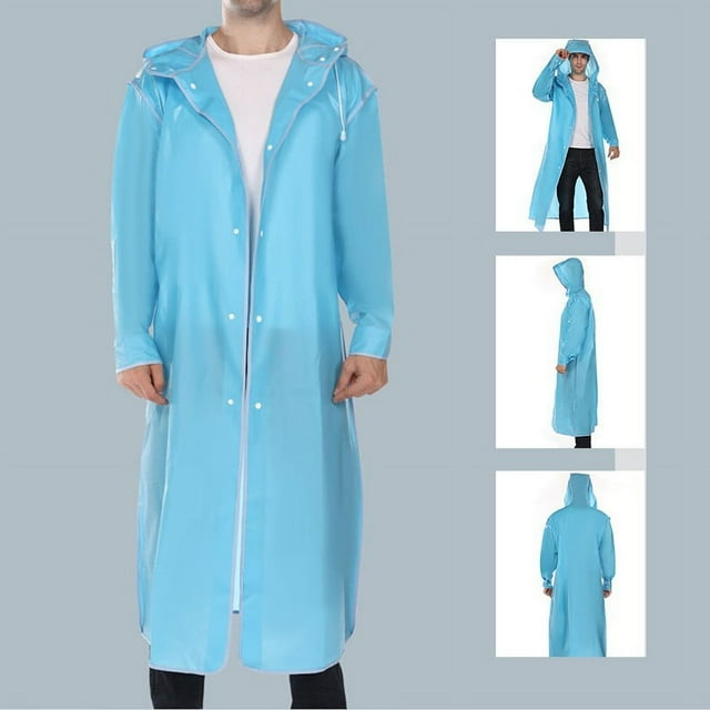 Cape, Imperméable à Capuchon à Manches Longues pour Femmes et Hommes 2 Pcs pour l'Extérieur