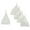 White, variant on Black Knotted Baby Cap (Pack of 5)
