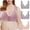 10-Watermelon Red, variant on YWDJ Push up Bras for Women 3 Pack Front Closure Sleep Bras No Wire Comfy Bras Wide Strap Full Coverage Wrap Lounge Bras Padded Plus Size Comfy Bras Solid Comfortable Bras Purple 2XL