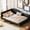 Grey, variant on Grey Full-size Daybed with Sturdy Wood Frame and Headboard | Ideal for Living Rooms, Promotes Comfort and Safety