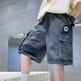 thumbnail image 6 of breaise Boys Cargo Shorts Youth Quick Dry Pull-On Hiking Shorts 2025 Summer Kids Multi-Pockets Cargo Shorts, 6 of 7