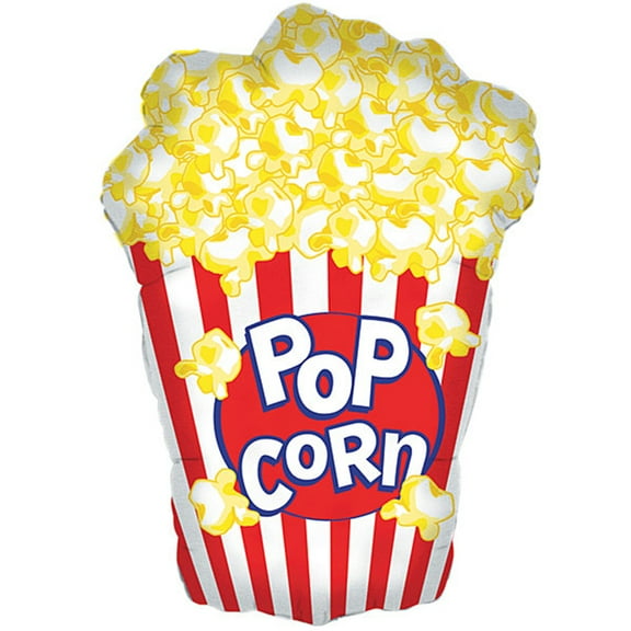 38" Popcorn Movie Night Mylar Foil Balloon Party Decorating Supplies