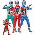 thumbnail image 2 of Disfraz de Anime para adultos y niños, disfraz de Ranger Kishiryu Sentai Ryusoulger, mono para fiesta de Halloween, juego de rol, ropa para niños y hombres, 2 of 5