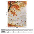 thumbnail image 4 of Orinice Falling Leaves Warm Lightweight Blanket Soft Fleece Blankets for All Seasons - Decorative Cow Gifts Blanket for Bed, Couch, Sofa - Multiple Sizes Available 40x50in, 4 of 6