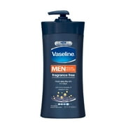 Vaseline Men Fragrance Free Body Lotion, 20.3 oz
