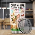 thumbnail image 3 of Rabbit Gifts For Lovers Bunny Women Girls Teens Children Stainless Steel Tumblers With Lid Insulated Cups 20 Oz Funny Coffee Mugs Wine Drinking Glasses Birthday Christmas, 3 of 6