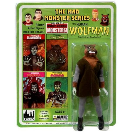 8 Inch Ho Fan - Mad Monsters The Human Wolfman 8 inch action figure (2012)