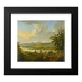 thumbnail image 2 of Christian August Lorentzen 23x20 Black Modern Framed Museum Art Print Titled - Kristiania, from Ekebergasen, 2 of 5